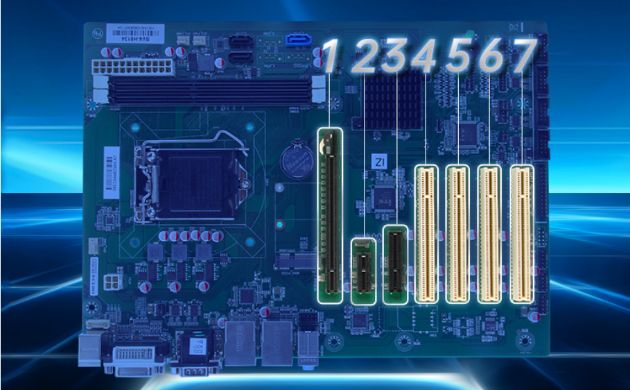 7չ۷ֱΪ1PCIex16ۣ1PCIex4ۣ1PCIex1Լ4PCI